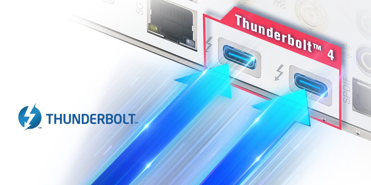 Dual Thunderbolt™ 4 Type-C