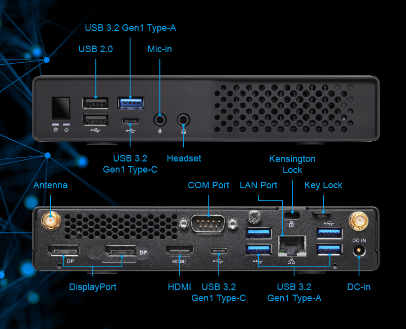 Jupiter610 Rich USB Connectivity