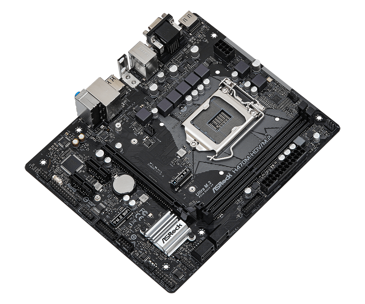 Asrock h470m hdv подключение